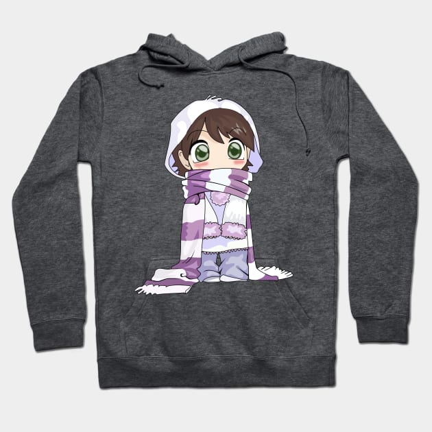 Kawaii Girl Hoodie by  Colorful&Goldie